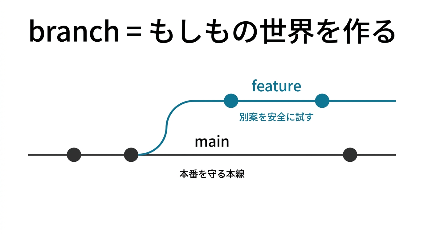 branchはもしもの世界
