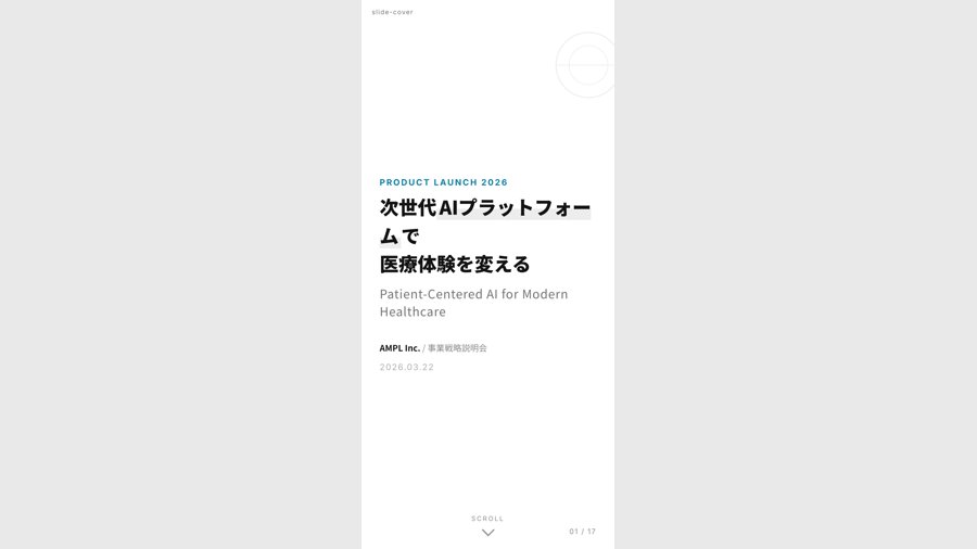 AMPL Mobileの版面
